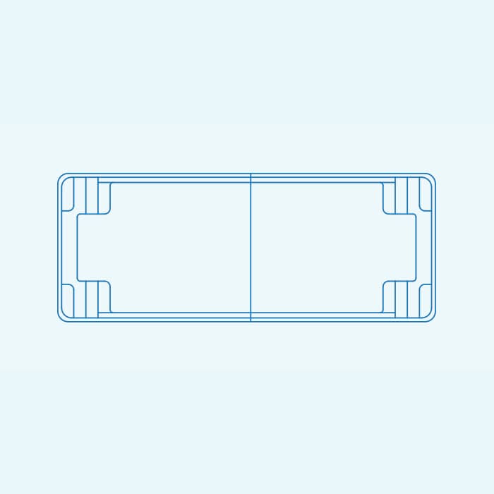 Custom Contemporary Pool Compass fibreglass pool shape