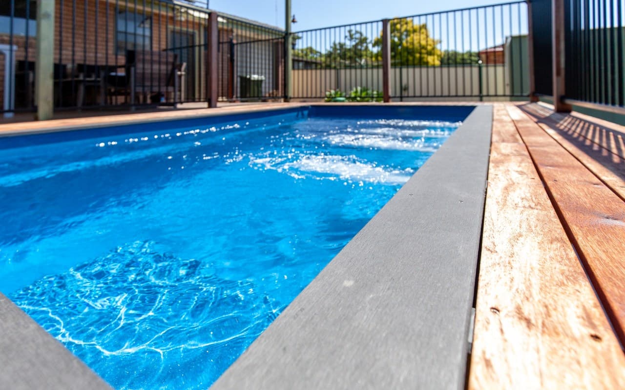Compass Express XT Spa shown in supplier installation photography