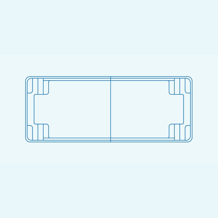 Custom Contemporary Pool Compass fibreglass pool shape